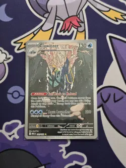 Pokemon TCG Clawitzer 141/132 Me01: Mega Evolution Illustration Rare NM - Image 1