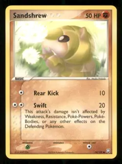 Pokemon Sandshrew 74/109 TRR EX Team Rocket Returns NM - Image 1
