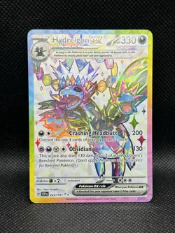 Hydreigon ex 223/191 ULTRA RARE HOLO Surging Sparks Sv08 Pokemon English Foil - Image 1