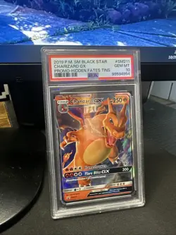 2019 Pokemon SM Black Star Promo Charizard GX #SM211 Promo-Hidden Fates PSA 10 - Image 3