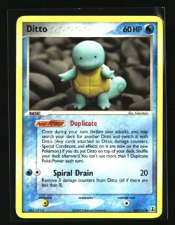 Pokemon DITTO 64/113 Squirtle (2005 Delta Species) LP/NM - Image 1