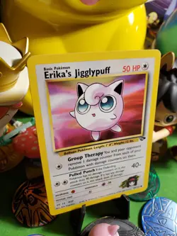 Pokemon TCG Vintage 2000 Gym Challenge Set Erika's Jigglypuff 69/132 NM/M @_@ - Image 2