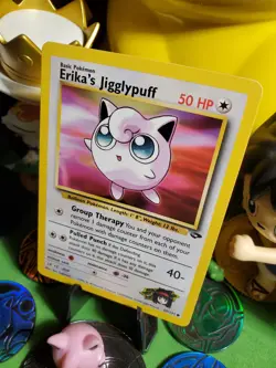 Pokemon TCG Vintage 2000 Gym Challenge Set Erika's Jigglypuff 69/132 NM/M @_@ - Image 3