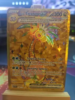 Pokemon TCG Alolan Exeggutor EX 248/191 SV08: Surging Sparks Holo Hyper Rare NM - Image 1