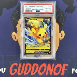 💎PSA 10 GEM MINT 2023 Pokemon Crown Zenith Collection PIKACHU V #285 Promo - Image 1