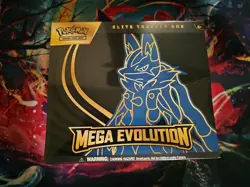 POKEMON MEGA EVOLUTION - LUCARIO Elite Trainer Box ETB - NEW - FACTORY SEALED - Image 1
