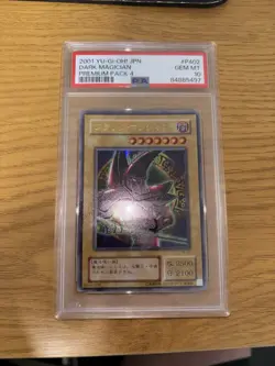 2001 Yu-Gi-Oh! Japanese Card Premium Pack 4 Dark Magician #P4-02 PSA 10 GEM - Image 3