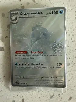 CRABOMINABLE - 149/142 Holiday Calendar Stamped - Holo - Pokemon TCG Card Sealed - Image 1