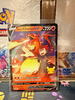 Lance's Charizard V SWSH133 SWSH: Sword & Shield Promo Cards Holo Celebrations - Image 1