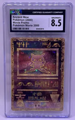 Ancient Mew 2000 Movie Promo Holographic Pokemon Card CGC 8.5 - Image 1