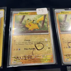 Pokemon TCG English Pikachus Mixed Lot Of 18 Conditons Listed On Cards - Image 5
