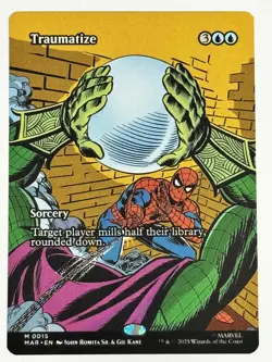 Traumatize (Borderless) Marvel Eternal-Legal 15 NM Magic MTG - Image 1