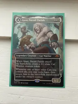 Ajani, Nacatl Pariah (Borderless) Modern Horizons 3 Magic The Gathering MTG - Image 1