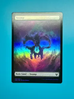 Swamp Full Art 252 Foil - Theros Beyond Death MTG - Image 1
