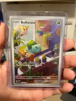 Bulbasaur Pokemon Stellar Crown #143/142 Illustration Rare NM / Near Mint - Image 1