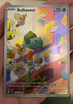 Bulbasaur Pokemon Stellar Crown #143/142 Illustration Rare NM / Near Mint - Image 3