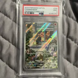 2023 POKEMON SVP EN-SV BLACK STAR PROMO #044 CHARMANDER PSA 9 - Image 1
