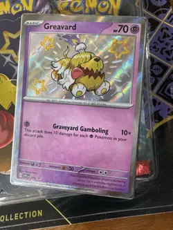Pokemon TCG Scarlet & Violet Paldean Fates Tech Sticker Collection (Greavard) - Image 3