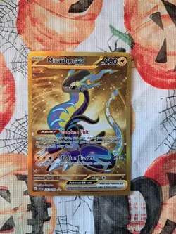Miraidon ex 253/198 SV01: Scarlet & Violet Base Set Full Art Gold Pokemon TCG - Image 1