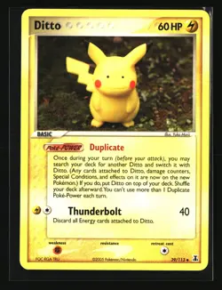 Pokemon DITTO 39/113 Pikachu (2005 Delta Species) LP/NM - Image 1