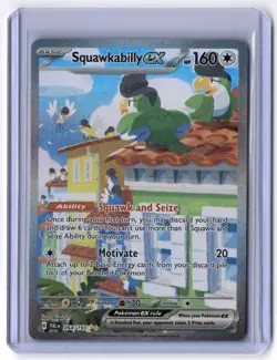 Squawkabilly ex - 264/193 Special Illustration Rare Holo NM Pokemon SV02: Paldea - Image 1