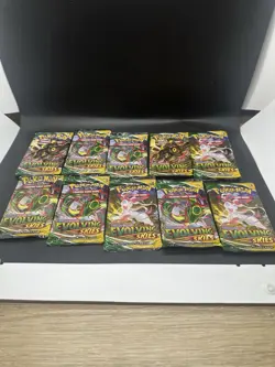 NEW & SEALED Lot Of 10 Pokemon Sword & Shield Evolving Skies Booster Packs - Image 1