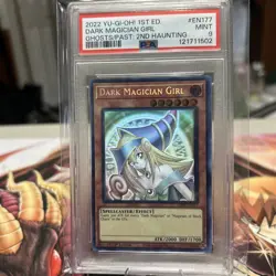 Yugioh Dark Magician Girl GFP2-EN177 Ghost Rare Rare PSA 9 - Image 1