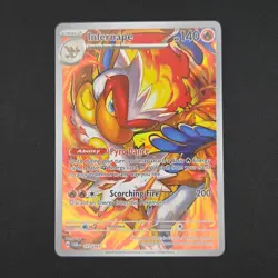 Pokemon TCG Card Infernape 173/167 Twilight Masquerade Illustration Rare - NM - Image 1