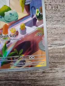Pokemon TCG Bulbasaur Card 143/142 Stellar Crown Illustration, Rare - Image 3