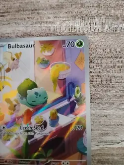 Pokemon TCG Bulbasaur Card 143/142 Stellar Crown Illustration, Rare - Image 4