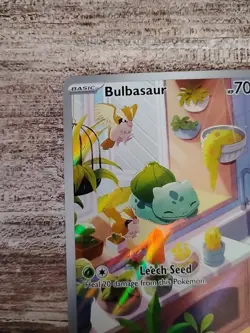 Pokemon TCG Bulbasaur Card 143/142 Stellar Crown Illustration, Rare - Image 5