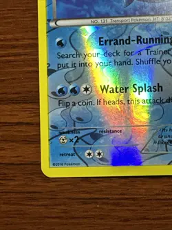 Lapras Uncommon Reverse Holo Card XY BREAKpoint 28/122 Pokemon TCG Lightly Play - Image 5