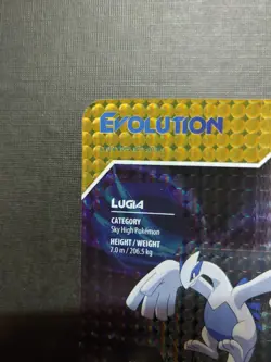 Pokemon Lugia 2015 Kelloggs India Holo Promo Evolution Index Card Foil XY - Image 4