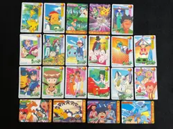 Lot 21 Pokemon BANDAI CARDDASS Japanese VENDING Anime Series Card 1998 - Image 1