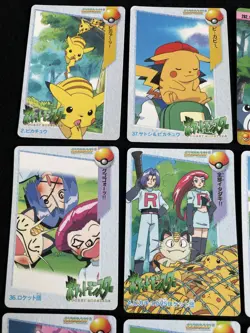 Lot 21 Pokemon BANDAI CARDDASS Japanese VENDING Anime Series Card 1998 - Image 2