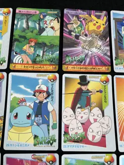 Lot 21 Pokemon BANDAI CARDDASS Japanese VENDING Anime Series Card 1998 - Image 3