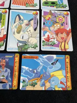 Lot 21 Pokemon BANDAI CARDDASS Japanese VENDING Anime Series Card 1998 - Image 5
