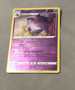 GENGAR 066/196 Reverse Holo Rare Lost Origin Pokemon Card Near Mint - Image 1