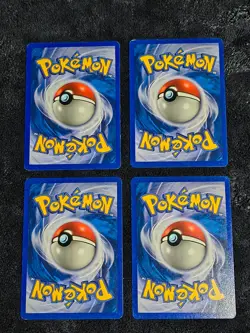 Starter Pokemon Vintage Card lot (Squirtle,Charmander,Bulbasaur and Pikach - Image 2