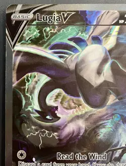 Lugia V 186/195 Holo Ultra Rare Silver Tempest | LP | Pokemon Trading Card TCG - Image 2