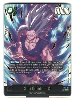 Son Gohan: SH FB07-121 SCR Fusion World Dragon Ball Super Card - Image 1