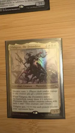 Vishgraz, the Doomhive Commander: Phyrexia: All Will Be One Foil - Image 1
