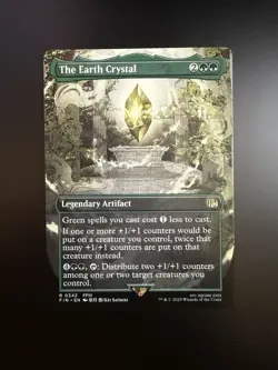 MTG Final Fantasy English The Earth Crystal Borderless 0342 Non-Foil - Image 1