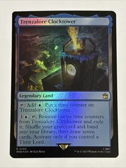 MTG Universes Beyond: Doctor Who Trenzalore Clocktower Foil 0190 NM Rare - Image 1