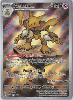 Alakazam - (Pokemon Center Exclusive) Promo ME: Mega Evolution Promo 009 NM - Image 1