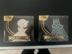 Pokemon TCG Mega Evolution Elite Trainer Box ETB Bundle Both Factory Sealed - Image 1