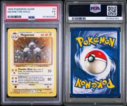 Graded PSA 5 1999 Pokemon Game Magneton - Holo #9 - Image 3