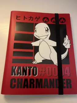 Ultra Pro Pokemon 9 Pocket Pro Binder Kanto #0004 Charmander - Image 1