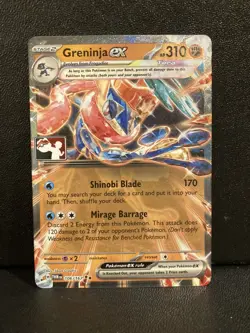 Pokemon TCG Play! Prize Pack Series 7 Greninja Ex Stamped Promo - Image 1