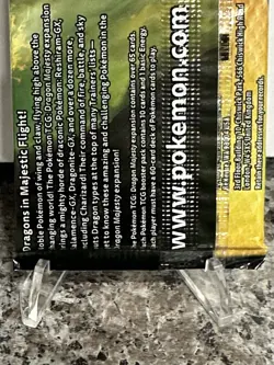 Pokemon TCG Dragon Majesty Booster Pack Charizard Art New Sealed 2018 - Image 4
